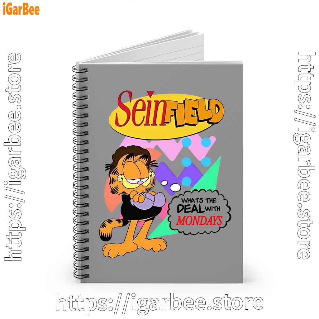 garfield seinfeld brown notebook garfield seinfeld brown notebook