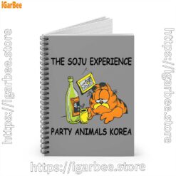 1 garfield soju brown notebook
