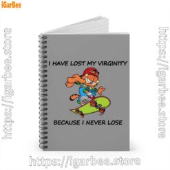 1 garfield virginity brown notebook