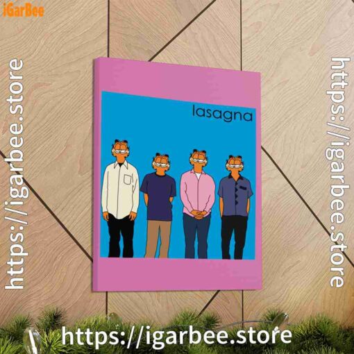 1 garfield weezer pink canvas