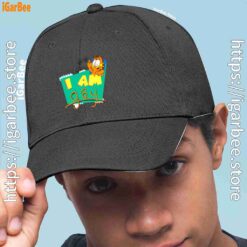 1 gay garfield black hat