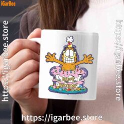 1 happy birthday garfield cat in town white mug 15oz