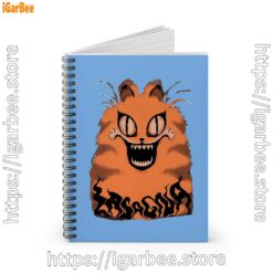 1 hausu garfield blue notebook