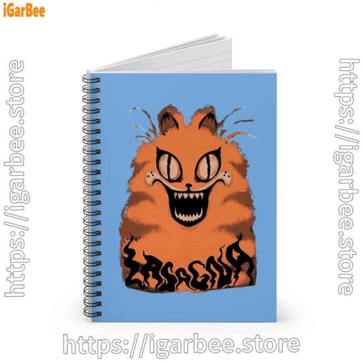 1 hausu garfield blue notebook