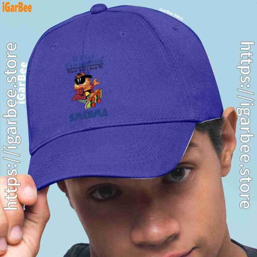 1 if i get circumcised garfield blue hat