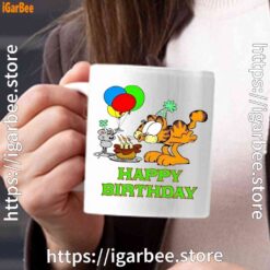 1 on your birthday garfield white mug 15oz