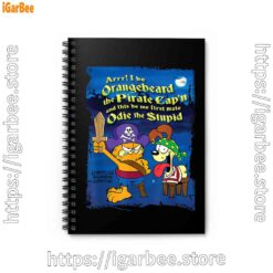 1 ripple junction garfield arrr black notebook
