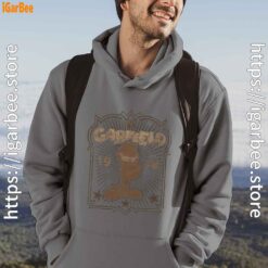1978 garfield gray men hoodie for male