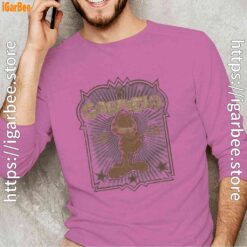 1978 garfield male with pink long sleeve