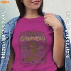 1978 garfield pink women shirt
