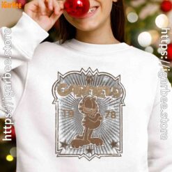 1978 garfield white girl sweatshirt