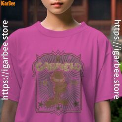 1978 garfield youth girl pink t shirt