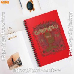 2 1978 garfield red notebook