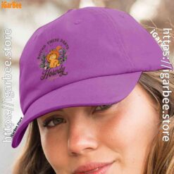 2 california howdy garfield cowboy purple hat