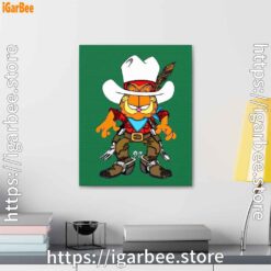 2 cowboy garfield what do need green canvas