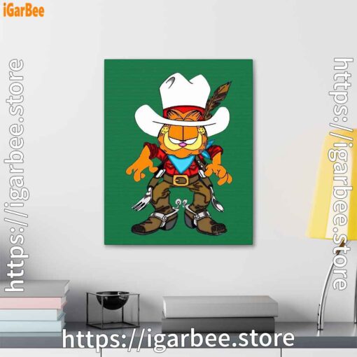 2 cowboy garfield what do need green canvas