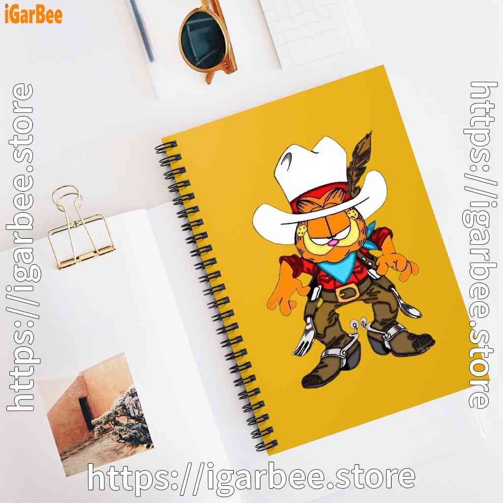 cowboy garfield what do need yellow notebook cowboy garfield what do need yellow notebook