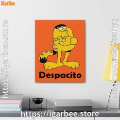 2 despacito garfield peter griffin orange canvas
