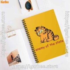 2 enemy of the state garfield yellow notebook