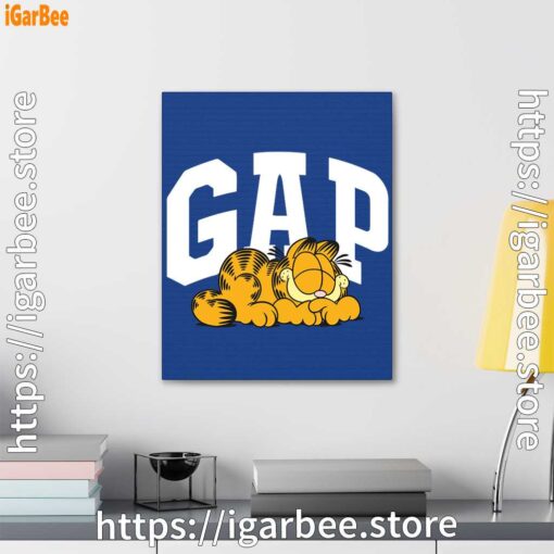 2 gap garfield blue canvas
