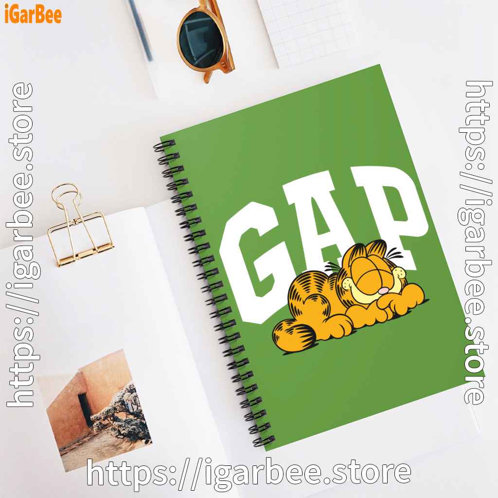 gap garfield green notebook gap garfield green notebook