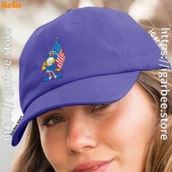 2 garfield black flag blue hat women