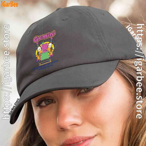 2 garfield gemini women black hat