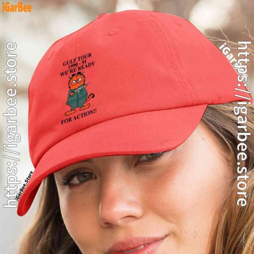 2 garfield gulf war red hat