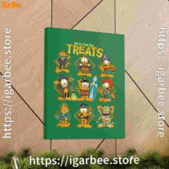 2 garfield halloween costumes grid do it for the treats green canvas