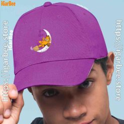 2 garfield halloween crescent moon broom riding purple hat men