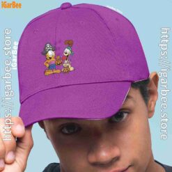 2 garfield halloween odie pirates purple hat men