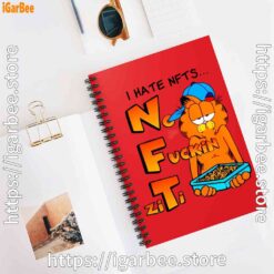 2 garfield nft red notebook