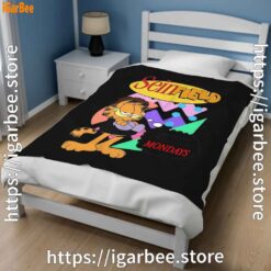 2 garfield seinfeld black blanket