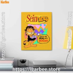 2 garfield seinfeld yellow canvas