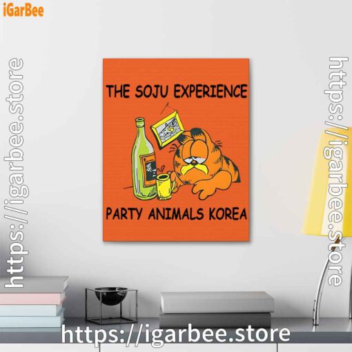 2 garfield soju orange canvas