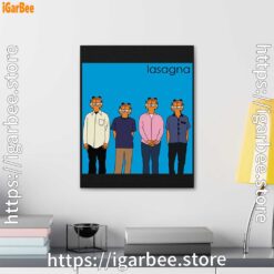 2 garfield weezer black canvas