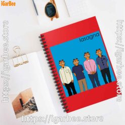 2 garfield weezer red notebook