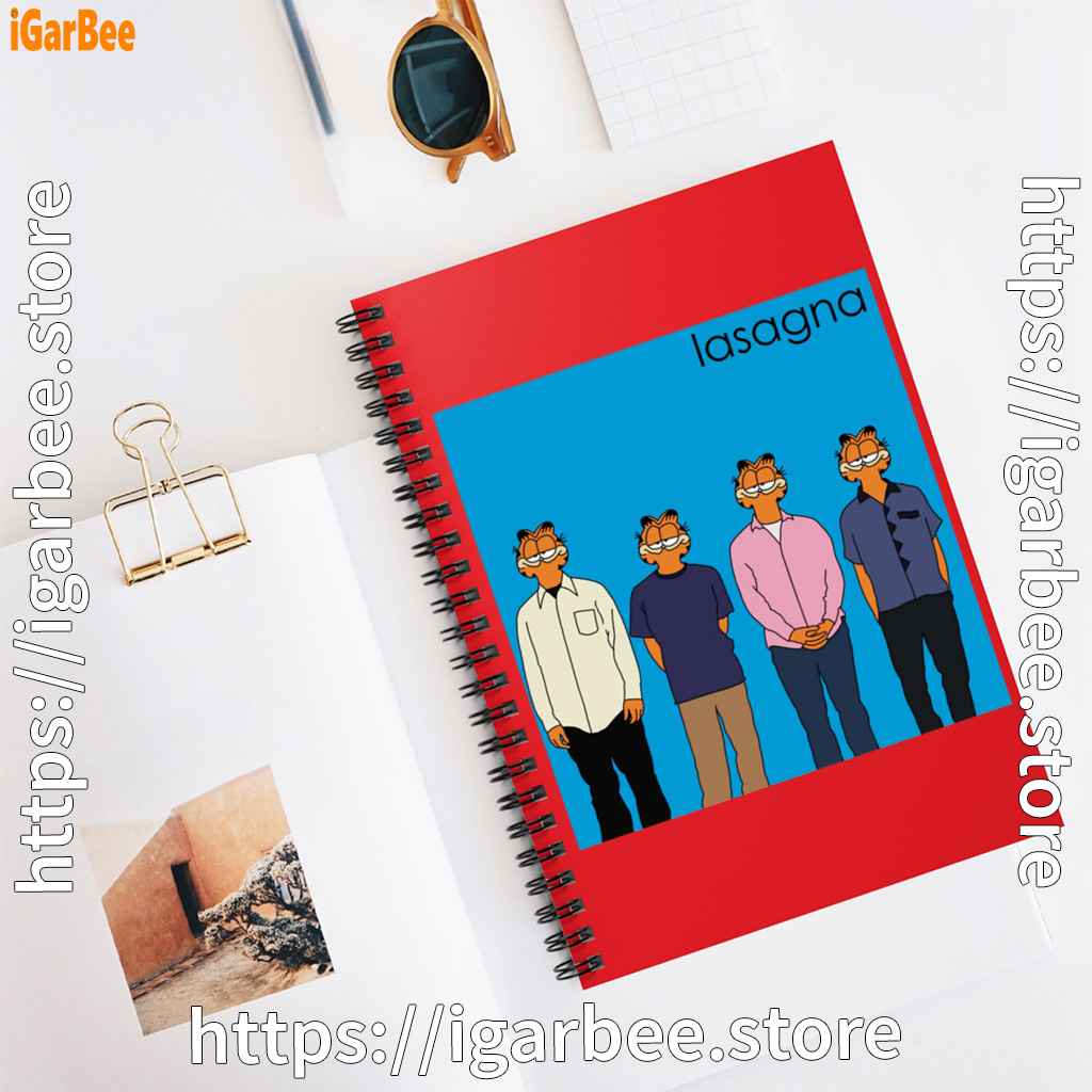 garfield weezer red notebook garfield weezer red notebook