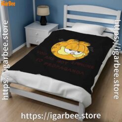 2 garfield you are not immune to propaganda black blanket