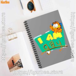 2 gay garfield brown notebook