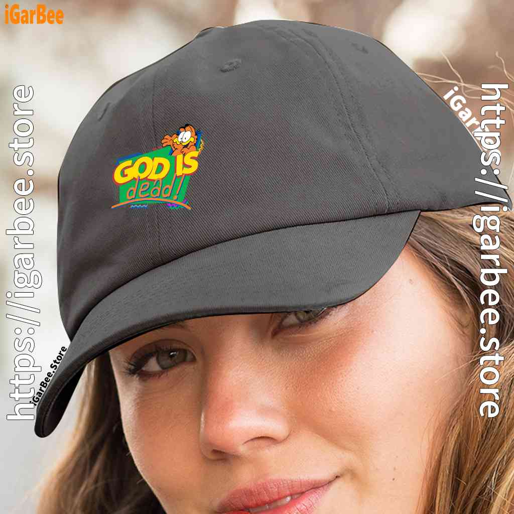 god is dead garfield women black hat god is dead garfield women black hat