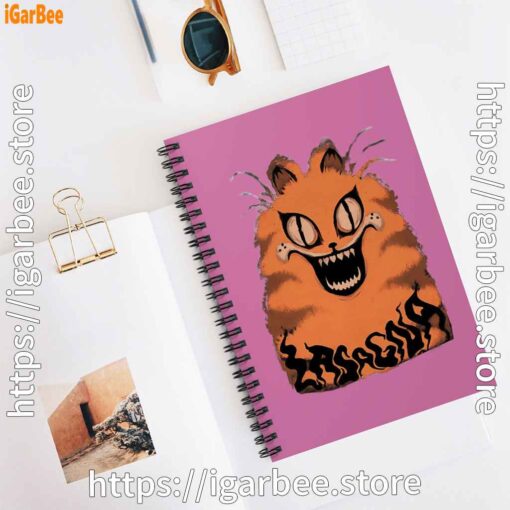 2 hausu garfield pink notebook