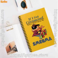 2 if i get circumcised garfield yellow notebook