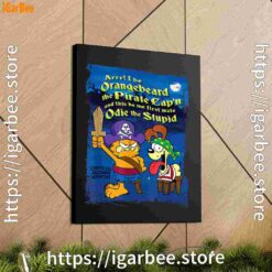 2 ripple junction garfield arrr black canvas