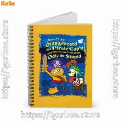 2 ripple junction garfield arrr yellow notebook