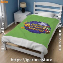 2 ripple junction garfield halloween adventure green blanket