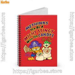 2 ripple junction garfield might stingy with yer candy red notebook