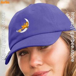 3 garfield halloween crescent moon broom riding blue hat women
