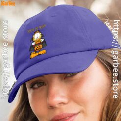 3 garfield halloween trick or treat pumpkin blue hat women