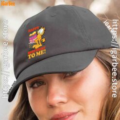 3 garfield happy birthday to me with cake women black hat